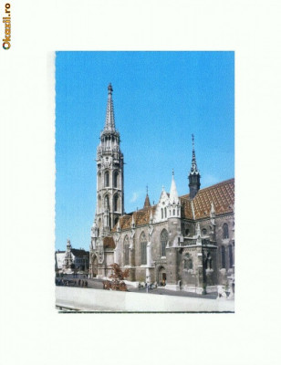 CP180-24 Budapest.Matyas-templom (Ungaria)- necirculata foto
