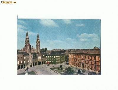 CP180-83 Szeged.Aradi vertanuk tere(Ungaia)-circulat 1965 foto