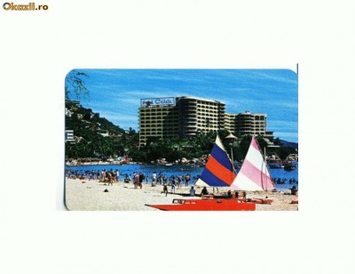 CP181-03 La Playa y El Hotel Caleta. Acapulco(Mexic)-necirculata foto