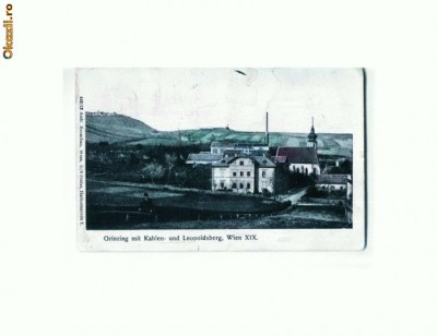 CP181-54 Grinzing mit Kahlen (Austria)-circulata in jur de 1900? foto