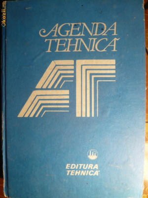 AGENDA TEHNICA GENERALA- Ed.Tehnica -1990 foto