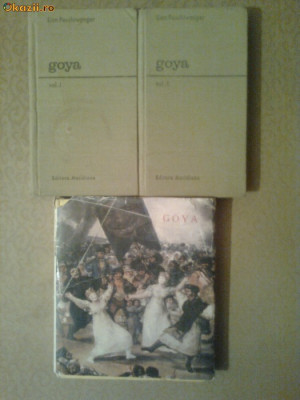 ALBUM ARTA GOYA -VASILE FLOREA+CADOU ,,GOYA&amp;quot; vol. I+II foto