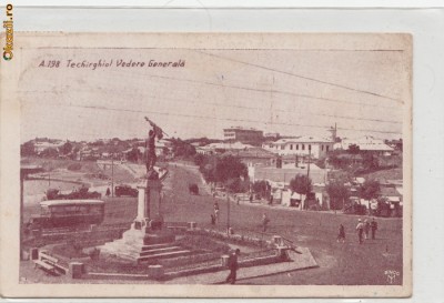 B8891 Techirghiol vedere generala circulata 1958 foto
