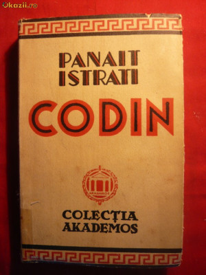 PANAIT ISTRATI &amp;#039;&amp;#039;CODIN &amp;#039;&amp;#039; --ED. IG.HERTZ - 1935 foto