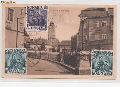 B10025 Sibiu Prinz -Karl Ring circulata 1939 foto