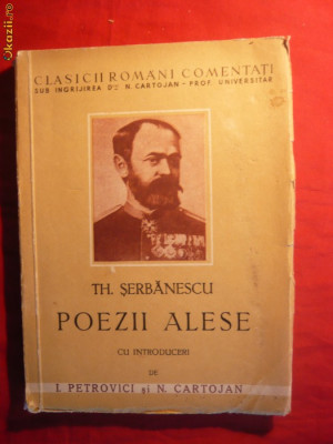 TH.SERBANESCU- POEZII ALESE - cca 1941 foto