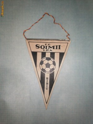 06 Fanion -F.C. SOIMII I.P.A. SIBIU foto