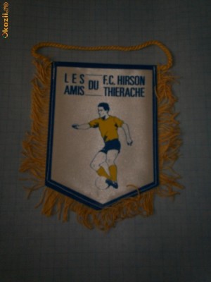 31 Fanion -LES AMIS DU F.C.HIRSON THIERACHE(FRANTA) foto