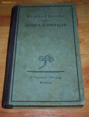 Richard Specht - Arthur Schnitzler (1922) foto