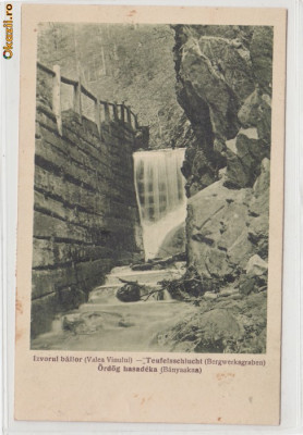 B11372 Valea Vinului Izvorul Bailor circulata 1939 foto