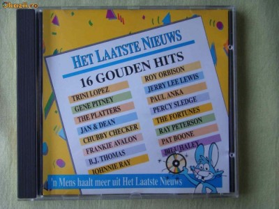 16 GOLDEN HITS - Selectii - C D Original ca NOU foto