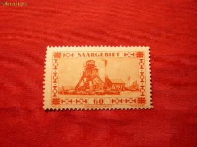 Serie- Uzuale -Industrie 1930 SAAR ocup. franceza ,1 val. foto