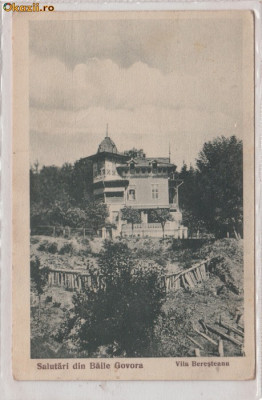 B11561 Baile Govora Vila Beresteanu circulata 1924 foto