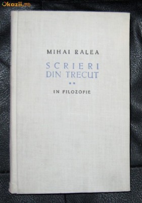 M Ralea Scrieri din trecut vol II ESPLA 1957 foto