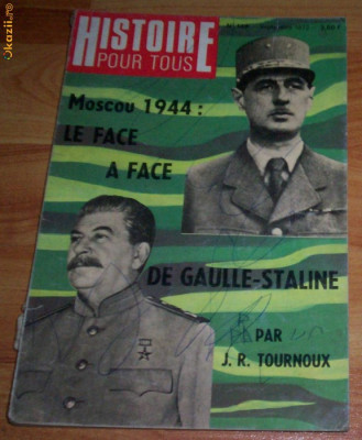 revista Histoire pour tous (lb franceza, 1972) foto