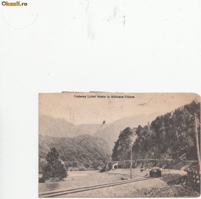 B1154 Linia ferata la Albioara-Valcea circulata foto