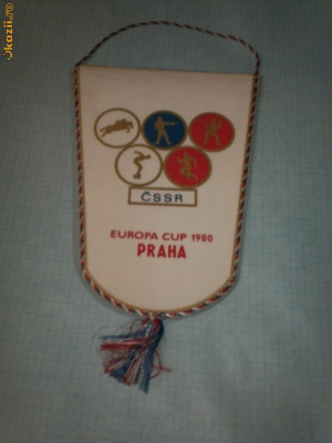 183 Fanion - EUROPA CUP 1980 PRAHA (PENTATLON) foto