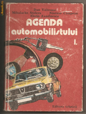 (C196) &amp;quot;AGENDA AUTOMOBILISTULUI&amp;quot; DE DAN VAITEANU foto