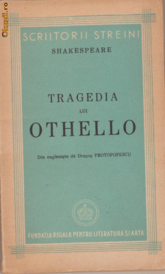 Shakespeare / OTHELLO (editie 1943) foto