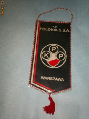 240 Fanion - Klubu Sportowego Piłkarskiego Polonia Warszawa S.S.A. foto