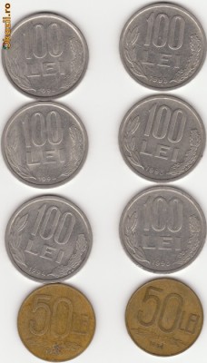 LOT 8 MONEDE 1993-1994 - MKB 020 foto