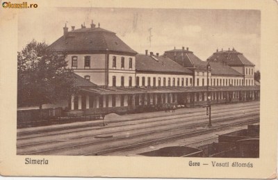 B14969 Simeria Gara circulata 1930 foto