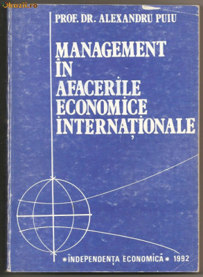 (C235) &amp;quot;MANAGEMENT IN AFACERILE ECONOMICE INTERNATIONALE&amp;quot; foto