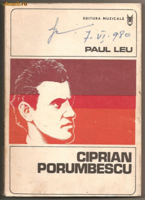 (C241) &amp;quot;CIPRIAN PORUMBESCU&amp;quot; DE PAUL LEU foto