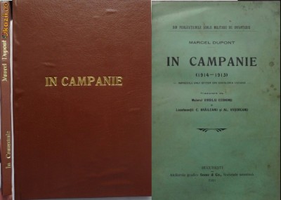 Dupont, In campanie, 1914 - 15, impresiile unui ofiter de cavalerie, 1916 foto
