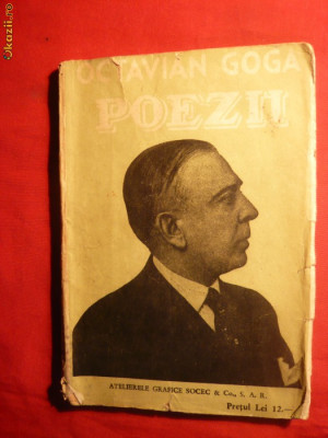 OCTAVIAN GOGA - POEZII - BPT nr.286 - cca.1925 foto