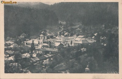 B9898 Manastirea Agapia vedere generala circulata 1939 foto