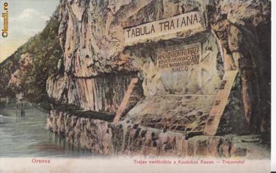B8886 Tabula Traiana Dunarea la Cazane necirculata foto