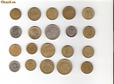 139 Lot interesant de monede si jetoane (fise, token)(20 bucati) foto