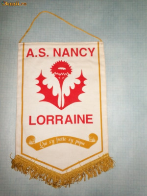 261 Fanion A.S. Nancy -Lorraine (fotbal -Franta) foto