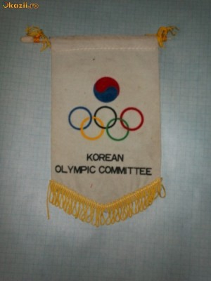 294 Fanion Comitetul Olimpic Korean foto