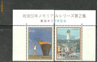 Japonia 1996 - OLIMPIADA TOKYO, serie MNH, B2 foto