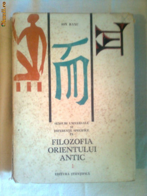 FILOZOFIA ORIENTULUI ANTIC ~ION BANU - VOL. I foto