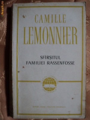 SFARSITUL FAMILIEI RASSENFOSSE - CAMILLE LEMONNIER foto