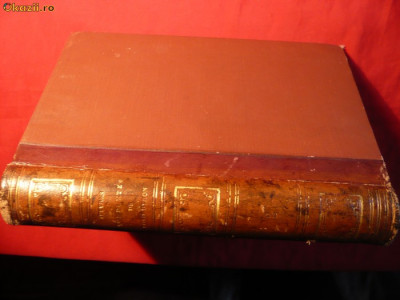 LORD BYRON -OPERE COMPLETE - Poeme -1854 -in franceza ,474pag ,cotor piele foto