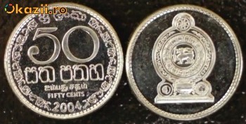 Sri Lanka 50 cent 2004 UNC foto