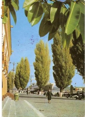 CP182-81 Braila.Vedere din port -circulata 1984 foto