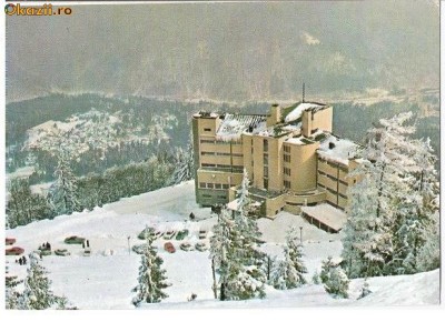 CP182-41 Sinaia . Hotelul alpin Cota 1400 -scrisa, dar necirculata foto