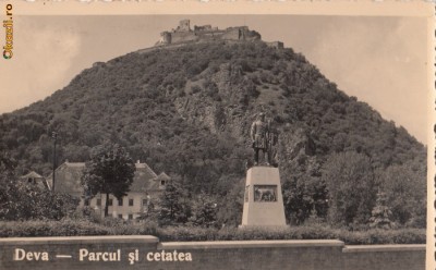 B11464 Deva Parcul si cetatea foto