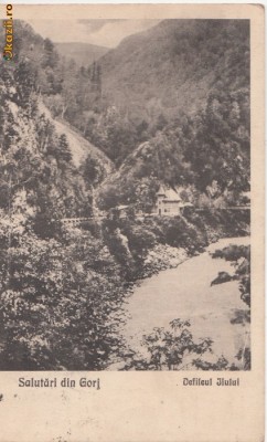 B11365 Salutari din Gorj Defileul Jiului foto