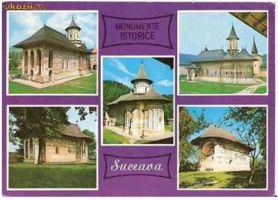 CP183-60 Monumente Istorice -Suceava -circulata 1971 foto
