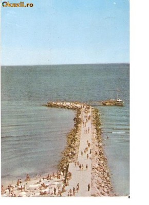 CP183-23 Eforie Sud. Statie de Hidrobuze(RPR) -circulata1963 foto