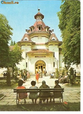 CP184-53 Govora. Pavilionul bailor -circulata 1972 foto