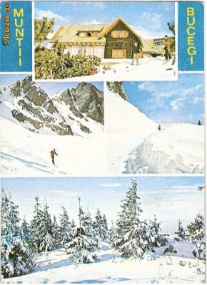 CP184-81 Muntii Bucegi. Cabana Piatra Arsa... -circulata 1988 foto