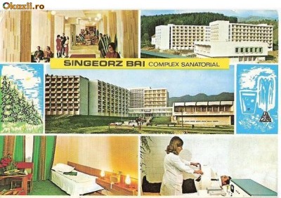 CP184-34 Singeorz Bai -Complexul Sanatorial-circulata 1980 foto