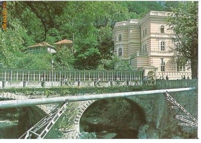 CP184-08 Baile Herculane -Pod peste Cerna -circulata 1983 foto